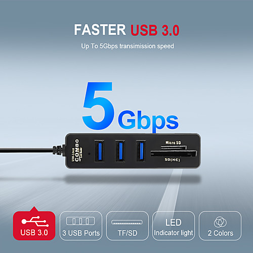 USB Hub 3.0 Multi USB 3.0 Hub USB High Speed Separator 3.6 port 2.0 HAB TF SD Card Reader All In One For Computer Substances Of Computer
USB Hub 3.0 Multi USB 3.0 Hub USB High Speed Separator 3.6 port 2.0 HAB TF SD Card Reader All In One For Computer Substances Of Computer