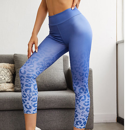 Women's High Waist Yoga Pants Cropped Leggings Tights Tummy Control Butt Lift Moisture Wicking Color Gradient Blue Yoga Fitness Gym Workout Winter Summer Sports Activewear Stretchy
Women's High Waist Yoga Pants Cropped Leggings Tights Tummy Control Butt Lift Moisture Wicking Color Gradient Blue Yoga Fitness Gym Workout Winter Summer Sports Activewear Stretchy