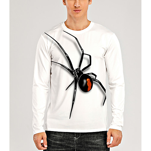Men's T shirt 3D Print Graphic 3D Animal Print Long Sleeve Daily Tops Casual White
Men's T shirt 3D Print Graphic 3D Animal Print Long Sleeve Daily Tops Casual White