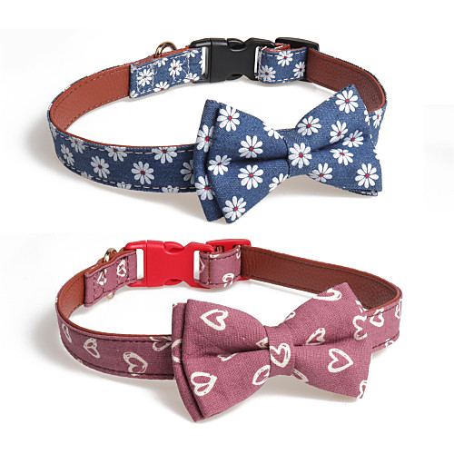 Dog Collar Tie / Bow Tie Adjustable Retractable Durable Outdoor Walking Classic Bowknot Daisy Nylon Small Dog Medium Dog Red Blue Pink Green Dark Blue 1pc
Dog Collar Tie / Bow Tie Adjustable Retractable Durable Outdoor Walking Classic Bowknot Daisy Nylon Small Dog Medium Dog Red Blue Pink Green Dark Blue 1pc