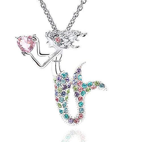 mermaid necklace austrian crystal magic pendant necklace for women girls (colorful)
mermaid necklace austrian crystal magic pendant necklace for women girls (colorful)