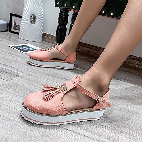 Women's Sandals Wedge Heel Closed Toe Flat Sandals Daily Synthetics Black Blue Pink
Women's Sandals Wedge Heel Closed Toe Flat Sandals Daily Synthetics Black Blue Pink