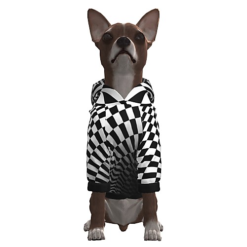 Dog Hoodie Graphic Optical Illusion 3D Print Ordinary Fashion Casual / Daily Dog Clothes Puppy Clothes Dog Outfits Breathable Black / White Costume for Girl and Boy Dog Polyster S M L XL
Dog Hoodie Graphic Optical Illusion 3D Print Ordinary Fashion Casual / Daily Dog Clothes Puppy Clothes Dog Outfits Breathable Black / White Costume for Girl and Boy Dog Polyster S M L XL