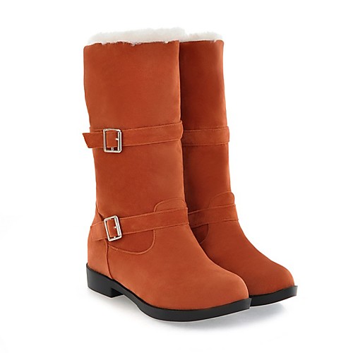 Women's Boots Snow Boots Chunky Heel Round Toe Mid Calf Boots Daily PU Synthetics Dark Brown Orange Black
Women's Boots Snow Boots Chunky Heel Round Toe Mid Calf Boots Daily PU Synthetics Dark Brown Orange Black