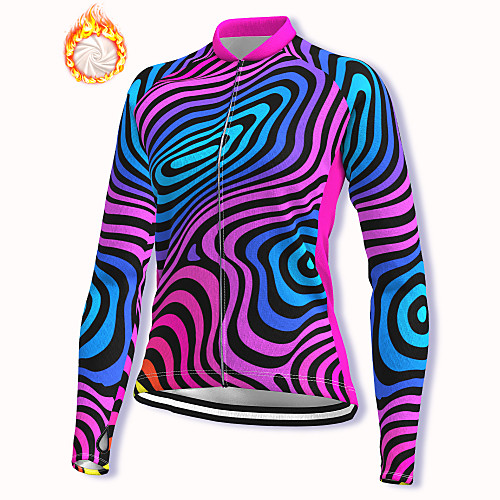 21Grams Women's Long Sleeve Cycling Jacket Winter Fleece Spandex Polyester Fuchsia Rainbow Bike Jacket Mountain Bike MTB Road Bike Cycling Fleece Lining Warm Reflective Strips Sports Clothing Apparel
21Grams Women's Long Sleeve Cycling Jacket Winter Fleece Spandex Polyester Fuchsia Rainbow Bike Jacket Mountain Bike MTB Road Bike Cycling Fleece Lining Warm Reflective Strips Sports Clothing Apparel