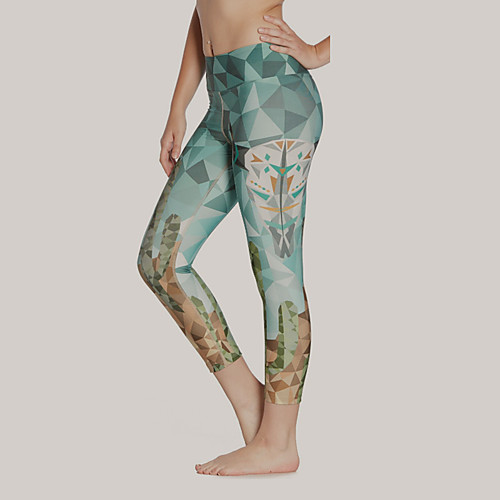 Women's Basic Chino Comfort Casual Gym Leggings Pants Plants Geometric Pattern Geometric Calf-Length Patchwork Print Light Green
Women's Basic Chino Comfort Casual Gym Leggings Pants Plants Geometric Pattern Geometric Calf-Length Patchwork Print Light Green
