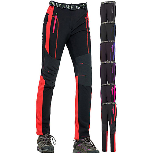 Women's Hiking Pants Trousers Softshell Pants Solid Color Winter Outdoor Waterproof Windproof Fleece Lining Warm Softshell Pants / Trousers Bottoms Purple Red Fuchsia Grey Dark Navy Ski / Snowboard
Women's Hiking Pants Trousers Softshell Pants Solid Color Winter Outdoor Waterproof Windproof Fleece Lining Warm Softshell Pants / Trousers Bottoms Purple Red Fuchsia Grey Dark Navy Ski / Snowboard