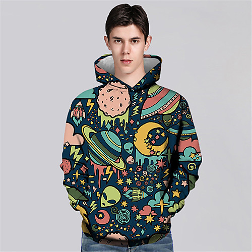 Men's Pullover Hoodie Sweatshirt Cartoon Graphic Prints Print Hooded Sports & Outdoor Daily 3D Print Casual Hoodies Sweatshirts Long Sleeve Rainbow
Men's Pullover Hoodie Sweatshirt Cartoon Graphic Prints Print Hooded Sports & Outdoor Daily 3D Print Casual Hoodies Sweatshirts Long Sleeve Rainbow
