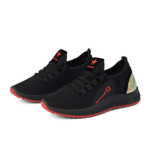 Women's Loafers & Slip-Ons Flat Heel Round Toe Daily Outdoor Running Shoes Walking Shoes Mesh Tissage Volant Solid Colored Black / Red Black
Women's Loafers & Slip-Ons Flat Heel Round Toe Daily Outdoor Running Shoes Walking Shoes Mesh Tissage Volant Solid Colored Black / Red Black