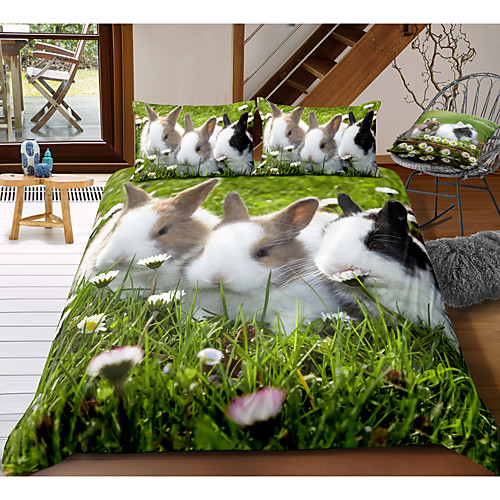 Easter Bunny 3-Piece Duvet Cover Set Hotel Bedding Sets Comforter Cover with Soft Lightweight Microfiber, Include 1 Duvet Cover, 2 Pillowcases for Double/Queen/King(1 Pillowcase for Twin/Single)
Easter Bunny 3-Piece Duvet Cover Set Hotel Bedding Sets Comforter Cover with Soft Lightweight Microfiber, Include 1 Duvet Cover, 2 Pillowcases for Double/Queen/King(1 Pillowcase for Twin/Single)