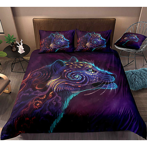 Leopard Print 3-Piece Duvet Cover Set Hotel Bedding Sets Comforter Cover with Soft Lightweight Microfiber, Include 1 Duvet Cover, 2 Pillowcases for Double/Queen/King(1 Pillowcase for Twin/Single)
Leopard Print 3-Piece Duvet Cover Set Hotel Bedding Sets Comforter Cover with Soft Lightweight Microfiber, Include 1 Duvet Cover, 2 Pillowcases for Double/Queen/King(1 Pillowcase for Twin/Single)