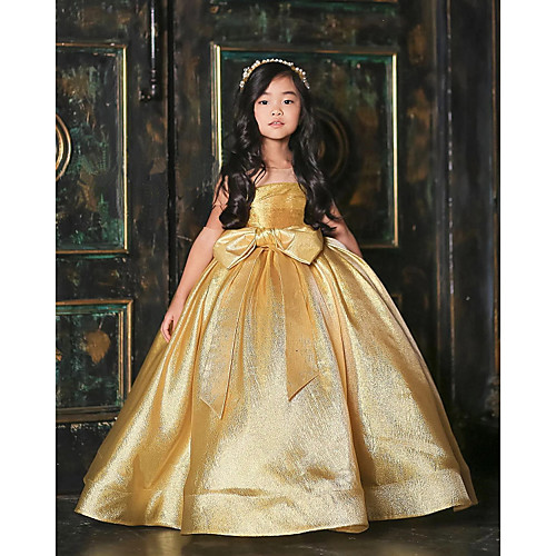 Princess Floor Length Flower Girl Dresses Party Satin Sleeveless Jewel Neck with Bow(s)
Princess Floor Length Flower Girl Dresses Party Satin Sleeveless Jewel Neck with Bow(s)