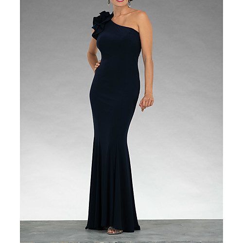 Sheath / Column Mother of the Bride Dress Elegant Sexy One Shoulder Sweep / Brush Train Stretch Fabric Sleeveless with Pleats Flower 2021
Sheath / Column Mother of the Bride Dress Elegant Sexy One Shoulder Sweep / Brush Train Stretch Fabric Sleeveless with Pleats Flower 2021