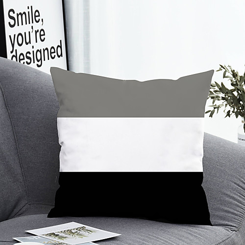 1 pcs Polyester Pillow Cover & Insert Simple Classic Square Zipper Polyester Traditional Classic
1 pcs Polyester Pillow Cover & Insert Simple Classic Square Zipper Polyester Traditional Classic