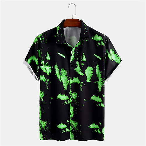 Men's Shirt 3D Print Graphic Button-Down Print Short Sleeve Daily Tops Casual Hawaiian Black
Men's Shirt 3D Print Graphic Button-Down Print Short Sleeve Daily Tops Casual Hawaiian Black
