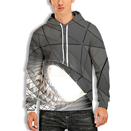 Men's Pullover Hoodie Sweatshirt Geometric 3D Print Hooded Daily Holiday 3D Print 3D Print Hoodies Sweatshirts Long Sleeve Gray
Men's Pullover Hoodie Sweatshirt Geometric 3D Print Hooded Daily Holiday 3D Print 3D Print Hoodies Sweatshirts Long Sleeve Gray