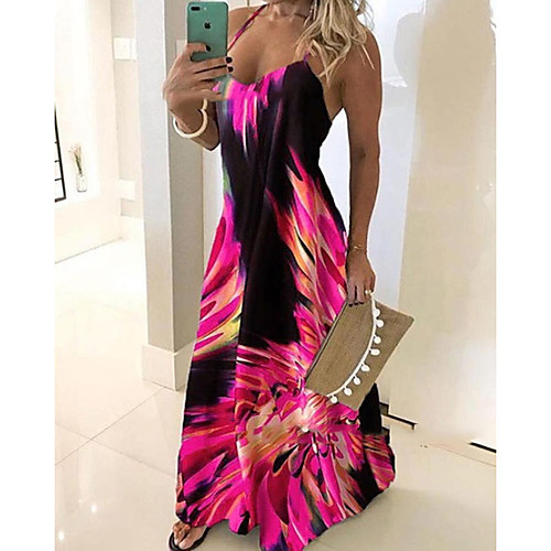 Women's Maxi long Dress Blue Fuchsia Gray Green Red Sleeveless Floral Print Summer Slip Hot Casual Holiday Beach Slim 2021 S M L XL XXL 3XL 4XL 5XL / Plus Size / Plus Size
Women's Maxi long Dress Blue Fuchsia Gray Green Red Sleeveless Floral Print Summer Slip Hot Casual Holiday Beach Slim 2021 S M L XL XXL 3XL 4XL 5XL / Plus Size / Plus Size