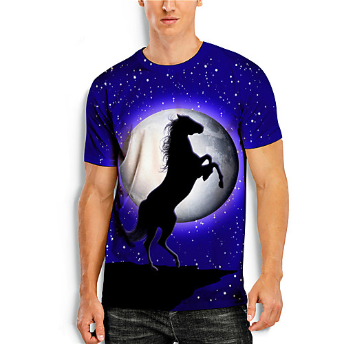 Men's T shirt 3D Print Graphic 3D Animal Print Short Sleeve Casual Tops Simple Classic Purple
Men's T shirt 3D Print Graphic 3D Animal Print Short Sleeve Casual Tops Simple Classic Purple