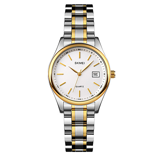 SKMEI Women's Steel Band Watches Analog Quartz Fashion Calendar / date / day Cool / One Year / Stainless Steel
SKMEI Women's Steel Band Watches Analog Quartz Fashion Calendar / date / day Cool / One Year / Stainless Steel