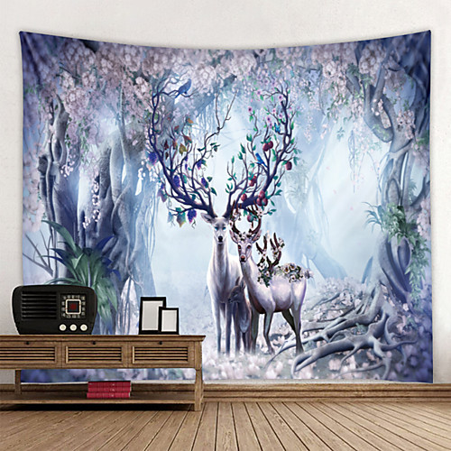 Wall Tapestry Art Decor Blanket Curtain Hanging Home Bedroom Living Room Decoration Dream Flower Elk
Wall Tapestry Art Decor Blanket Curtain Hanging Home Bedroom Living Room Decoration Dream Flower Elk