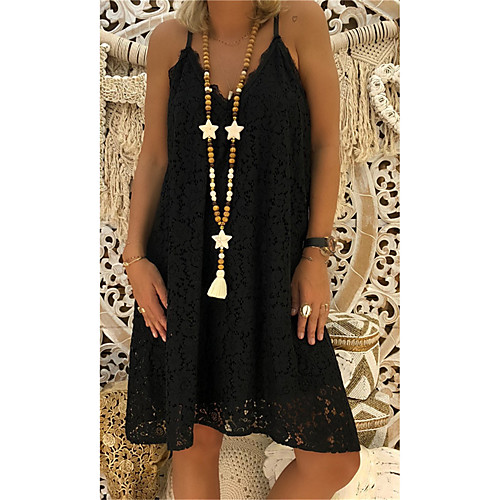Women's Strap Dress Short Mini Dress Blushing Pink White Black Red Sleeveless Solid Color Spring Summer Casual 2021 S M L XL 2XL 3XL 4XL 5XL
Women's Strap Dress Short Mini Dress Blushing Pink White Black Red Sleeveless Solid Color Spring Summer Casual 2021 S M L XL 2XL 3XL 4XL 5XL