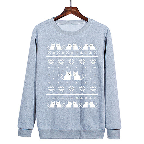 Men's Pullover Sweatshirt Cat Graphic Animal Print Round Neck Daily Holiday Other Prints Active Casual Hoodies Sweatshirts Long Sleeve Wine Light Grey Black
Men's Pullover Sweatshirt Cat Graphic Animal Print Round Neck Daily Holiday Other Prints Active Casual Hoodies Sweatshirts Long Sleeve Wine Light Grey Black