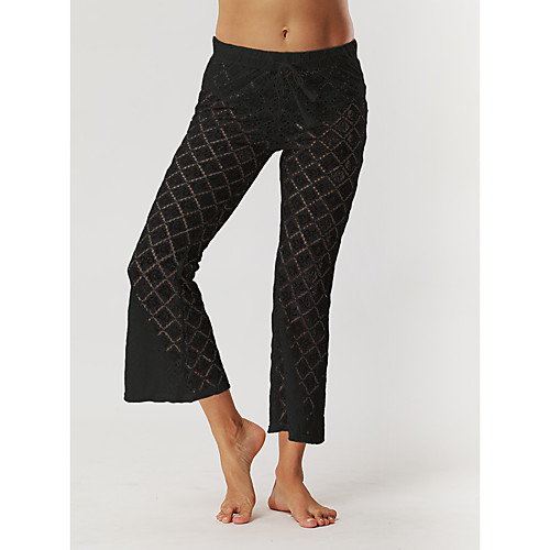 Women's Stylish Comfort Quick Dry Breathable Holiday Chinos Pants Plain Ankle-Length Drawstring Knitted Hole Black
Women's Stylish Comfort Quick Dry Breathable Holiday Chinos Pants Plain Ankle-Length Drawstring Knitted Hole Black