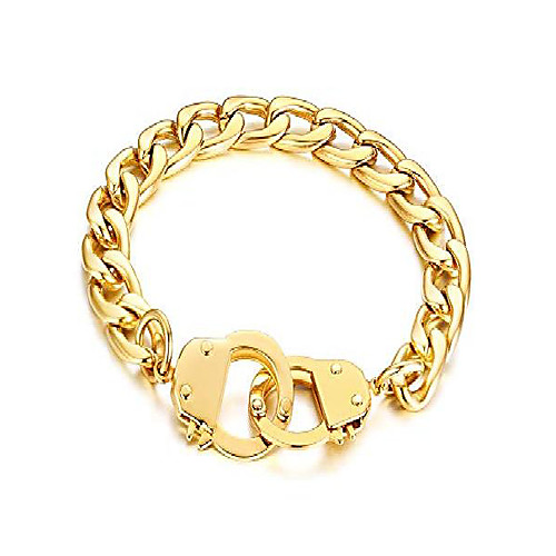 lafatina handcuff partners in crime bracelet for men women stainless steel unisex police gift working lock handcuff statement lock link bracelet
lafatina handcuff partners in crime bracelet for men women stainless steel unisex police gift working lock handcuff statement lock link bracelet