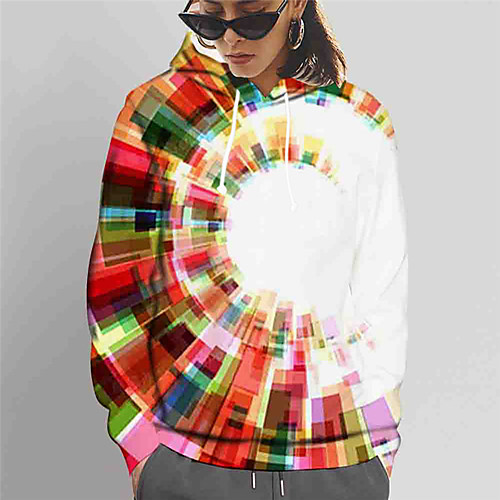 Women's Hoodie Sweatshirt Graphic 3D Print Daily Sports 3D Print Active Cute Hoodies Sweatshirts Slim Rainbow
Women's Hoodie Sweatshirt Graphic 3D Print Daily Sports 3D Print Active Cute Hoodies Sweatshirts Slim Rainbow