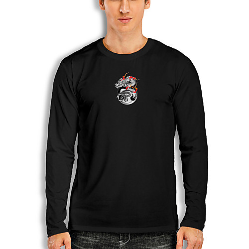 Men's T shirt 3D Print Dragon Graphic Fish Print Long Sleeve Daily Tops Basic Casual White Black Red
Men's T shirt 3D Print Dragon Graphic Fish Print Long Sleeve Daily Tops Basic Casual White Black Red