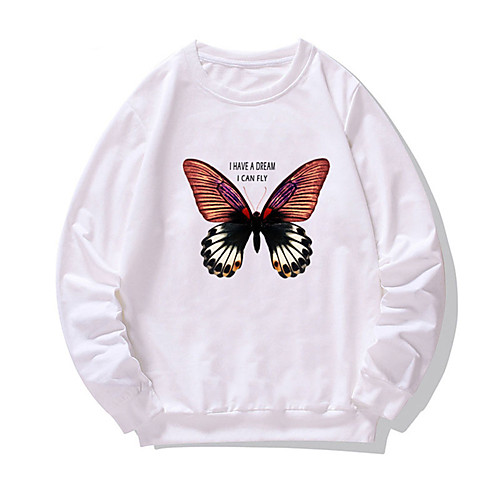 Men's Pullover Sweatshirt Butterfly Print Round Neck Daily Weekend Other Prints Casual Hoodies Sweatshirts Long Sleeve Purple Khaki White
Men's Pullover Sweatshirt Butterfly Print Round Neck Daily Weekend Other Prints Casual Hoodies Sweatshirts Long Sleeve Purple Khaki White