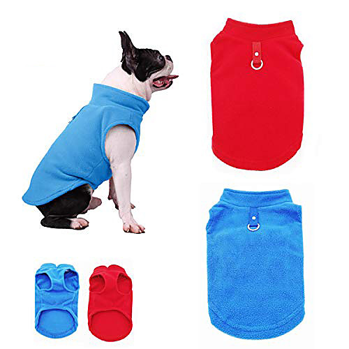 dog fleece vest, cozy soft winter coat,warm dog apparel,cold weather small dog pullover fleece jacket sweater with leash ring l
dog fleece vest, cozy soft winter coat,warm dog apparel,cold weather small dog pullover fleece jacket sweater with leash ring l