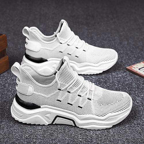 Men's Trainers Athletic Shoes Sporty Casual Athletic Running Shoes Basketball Shoes Tissage Volant Breathable Non-slipping Wear Proof Camel White Black Fall
Men's Trainers Athletic Shoes Sporty Casual Athletic Running Shoes Basketball Shoes Tissage Volant Breathable Non-slipping Wear Proof Camel White Black Fall