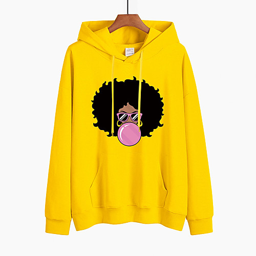 Women's Hoodie Pullover Graphic Print Daily Other Prints Streetwear Hoodies Sweatshirts Purple Yellow Blushing Pink / Fleece Lining
Women's Hoodie Pullover Graphic Print Daily Other Prints Streetwear Hoodies Sweatshirts Purple Yellow Blushing Pink / Fleece Lining