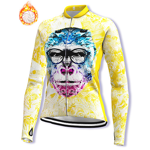 21Grams Women's Long Sleeve Cycling Jacket Winter Fleece Spandex Yellow Bike Jacket Mountain Bike MTB Road Bike Cycling Fleece Lining Warm Sports Clothing Apparel / Stretchy / Athleisure
21Grams Women's Long Sleeve Cycling Jacket Winter Fleece Spandex Yellow Bike Jacket Mountain Bike MTB Road Bike Cycling Fleece Lining Warm Sports Clothing Apparel / Stretchy / Athleisure