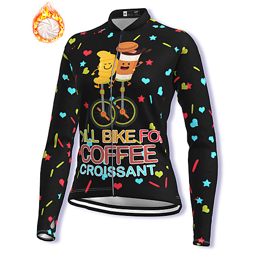 21Grams Women's Long Sleeve Cycling Jacket Winter Fleece Spandex Black Bike Jacket Mountain Bike MTB Road Bike Cycling Fleece Lining Warm Sports Clothing Apparel / Stretchy / Athleisure
21Grams Women's Long Sleeve Cycling Jacket Winter Fleece Spandex Black Bike Jacket Mountain Bike MTB Road Bike Cycling Fleece Lining Warm Sports Clothing Apparel / Stretchy / Athleisure