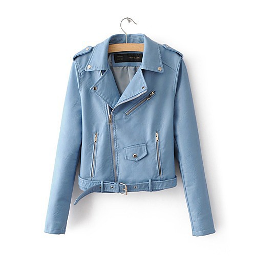 Women's Jacket Daily Fall Winter Regular Coat Tailored Fit Casual Jacket Solid Color Light Blue Wine / Spring / Holiday
Women's Jacket Daily Fall Winter Regular Coat Tailored Fit Casual Jacket Solid Color Light Blue Wine / Spring / Holiday