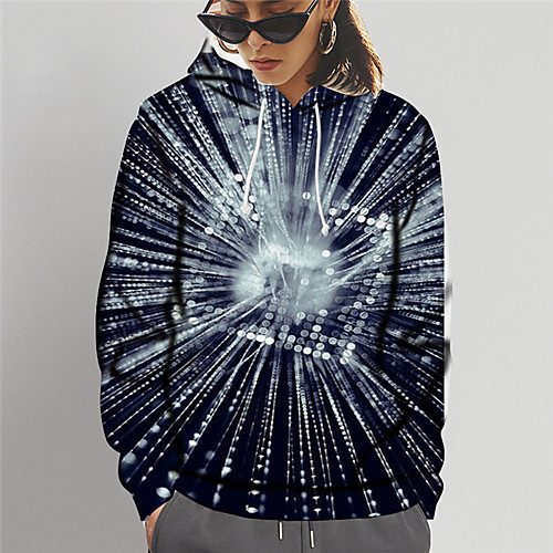 Women's Pullover Hoodie Sweatshirt Graphic 3D Print Daily Going out 3D Print Basic Hoodies Sweatshirts Blue
Women's Pullover Hoodie Sweatshirt Graphic 3D Print Daily Going out 3D Print Basic Hoodies Sweatshirts Blue