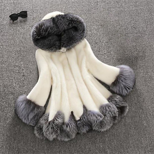 Women's Faux Fur Coat Daily Fall & Winter Long Coat Regular Fit Jacket Long Sleeve Solid Colored Wine Gray
Women's Faux Fur Coat Daily Fall & Winter Long Coat Regular Fit Jacket Long Sleeve Solid Colored Wine Gray
