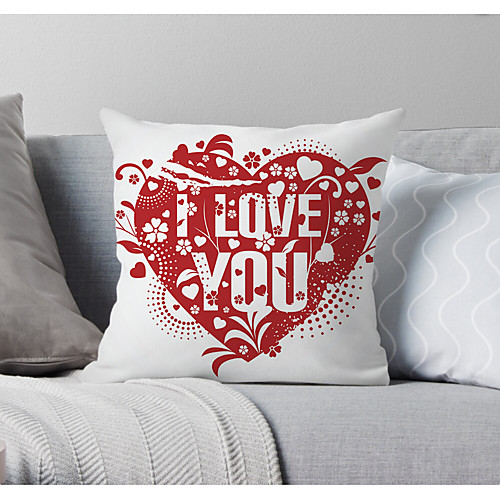 1 pcs Polyester Pillow Cover & Insert, Heart Simple Classic Square Zipper Polyester Traditional Classic
1 pcs Polyester Pillow Cover & Insert, Heart Simple Classic Square Zipper Polyester Traditional Classic