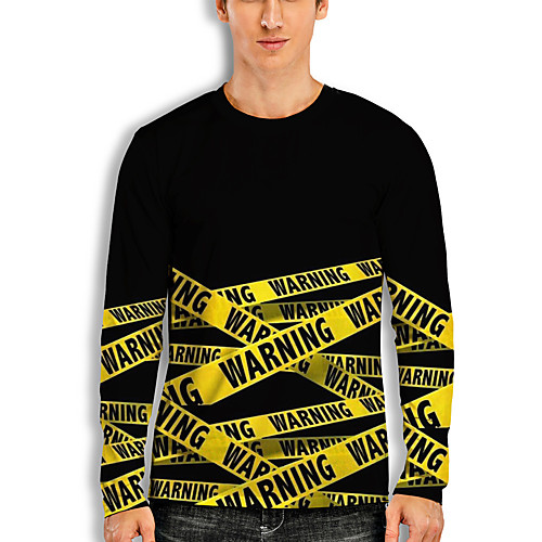 Men's T shirt 3D Print Graphic 3D Print Long Sleeve Casual Tops Cartoon Classic Black
Men's T shirt 3D Print Graphic 3D Print Long Sleeve Casual Tops Cartoon Classic Black