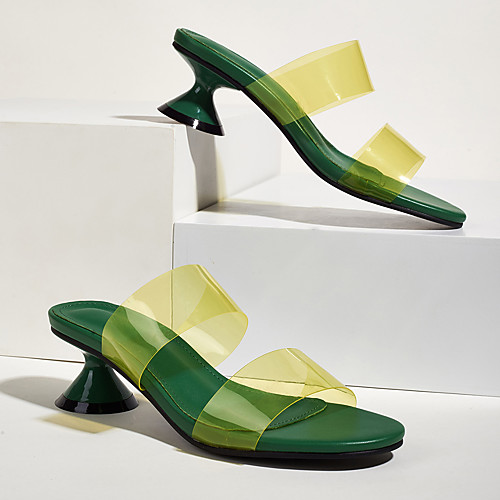 Women's Sandals Pumps Peep Toe High Heel Sandals Casual Daily Walking Shoes PU Green
Women's Sandals Pumps Peep Toe High Heel Sandals Casual Daily Walking Shoes PU Green