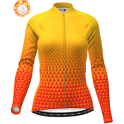 21Grams Women's Long Sleeve Cycling Jacket Winter Fleece Yellow Bike Jacket Top Mountain Bike MTB Road Bike Cycling Thermal Warm Fleece Lining Breathable Sports Clothing Apparel / Stretchy
21Grams Women's Long Sleeve Cycling Jacket Winter Fleece Yellow Bike Jacket Top Mountain Bike MTB Road Bike Cycling Thermal Warm Fleece Lining Breathable Sports Clothing Apparel / Stretchy
