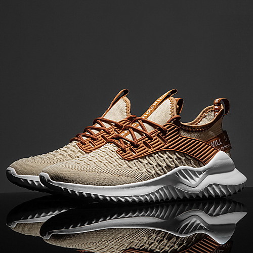 Men's Trainers Athletic Shoes Sporty Casual Athletic Running Shoes Basketball Shoes Tissage Volant Breathable Non-slipping Wear Proof White Black Brown Fall
Men's Trainers Athletic Shoes Sporty Casual Athletic Running Shoes Basketball Shoes Tissage Volant Breathable Non-slipping Wear Proof White Black Brown Fall