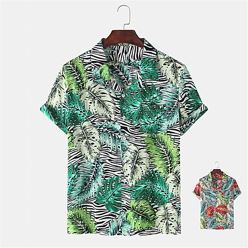 Men's Shirt Other Prints Plants Button-Down Print Short Sleeve Daily Tops Casual Hawaiian Orange Green
Men's Shirt Other Prints Plants Button-Down Print Short Sleeve Daily Tops Casual Hawaiian Orange Green