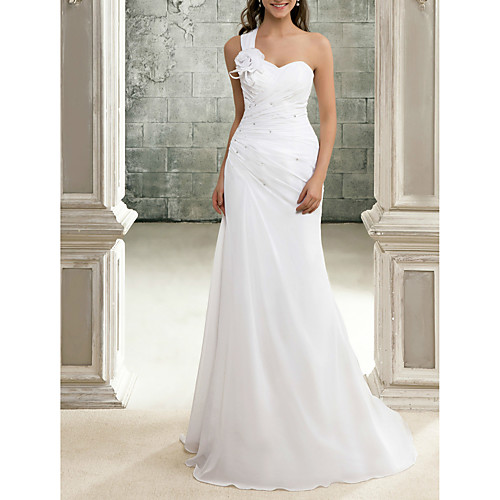 Sheath / Column Beautiful Back Elegant Engagement Formal Evening Dress One Shoulder Sleeveless Sweep / Brush Train Chiffon with Crystals 2021
Sheath / Column Beautiful Back Elegant Engagement Formal Evening Dress One Shoulder Sleeveless Sweep / Brush Train Chiffon with Crystals 2021