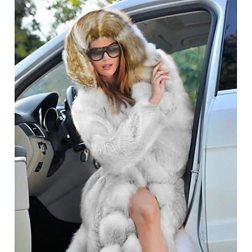 Women's Faux Fur Coat Daily Fall Winter Long Coat Loose Chic & Modern Elegant & Luxurious Jacket Long Sleeve Solid Colored Oversized White
Women's Faux Fur Coat Daily Fall Winter Long Coat Loose Chic & Modern Elegant & Luxurious Jacket Long Sleeve Solid Colored Oversized White