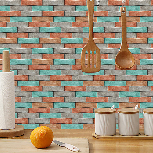 imitation retro ceramic tile kitchen sticker waterproof and oilproof orange green square brick flake self-adhesive decorative wall sticker 15cm30cm6pcs
imitation retro ceramic tile kitchen sticker waterproof and oilproof orange green square brick flake self-adhesive decorative wall sticker 15cm30cm6pcs
