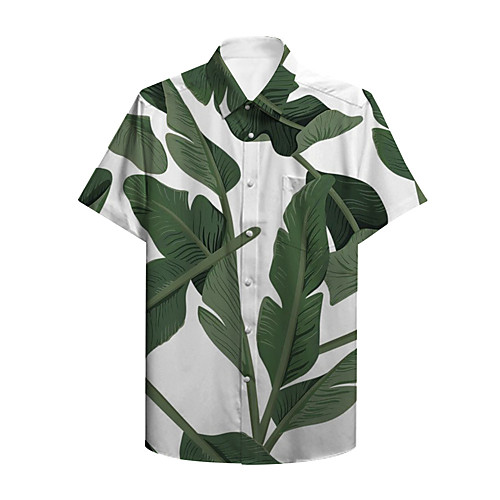 Men's Shirt Other Prints Plants Button-Down Print Short Sleeve Casual Tops Casual Hawaiian Green
Men's Shirt Other Prints Plants Button-Down Print Short Sleeve Casual Tops Casual Hawaiian Green