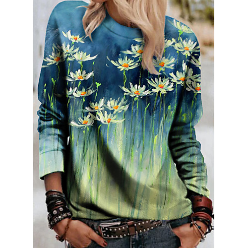 Women's Pullover Sweatshirt Floral Graphic 3D Print Daily 3D Print Basic Casual Hoodies Sweatshirts Green
Women's Pullover Sweatshirt Floral Graphic 3D Print Daily 3D Print Basic Casual Hoodies Sweatshirts Green